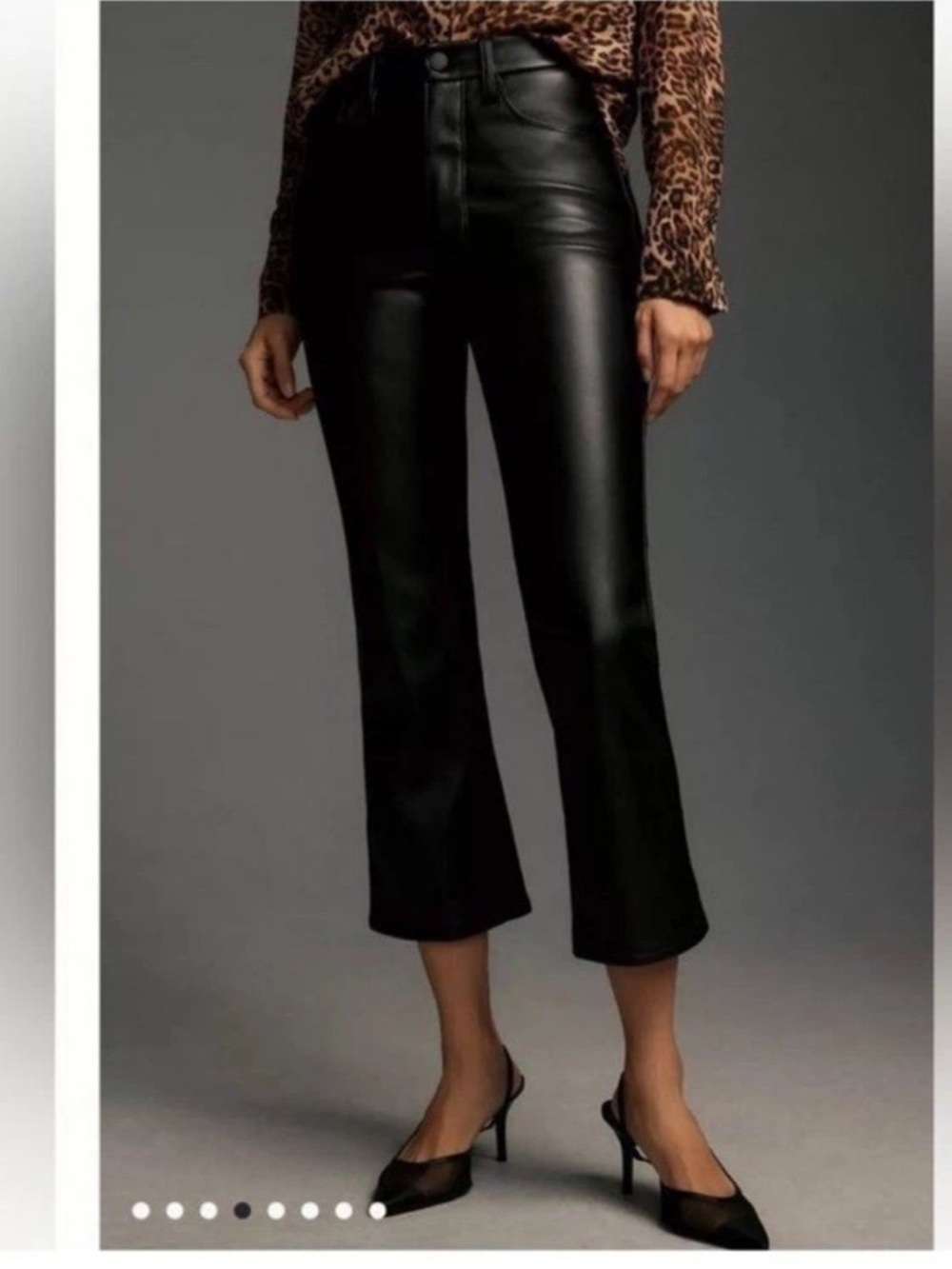 New Good American vegan leather pants